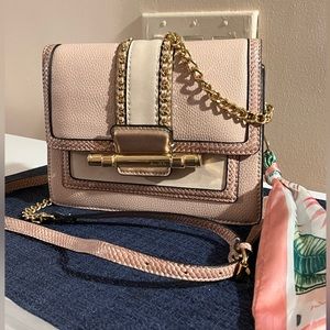 Medium size ALDO PURSE, lightly used, Very Chic- Rose gold, pink and gold!
